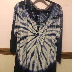 Tie die blouse